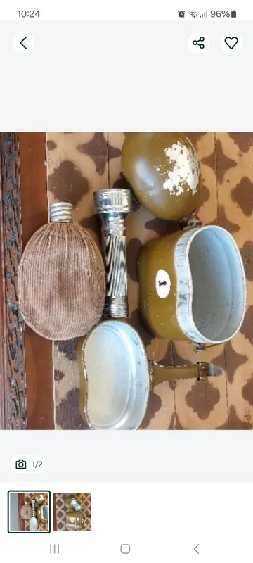 ААрмейский котелок, 2 фляжки и фонарь