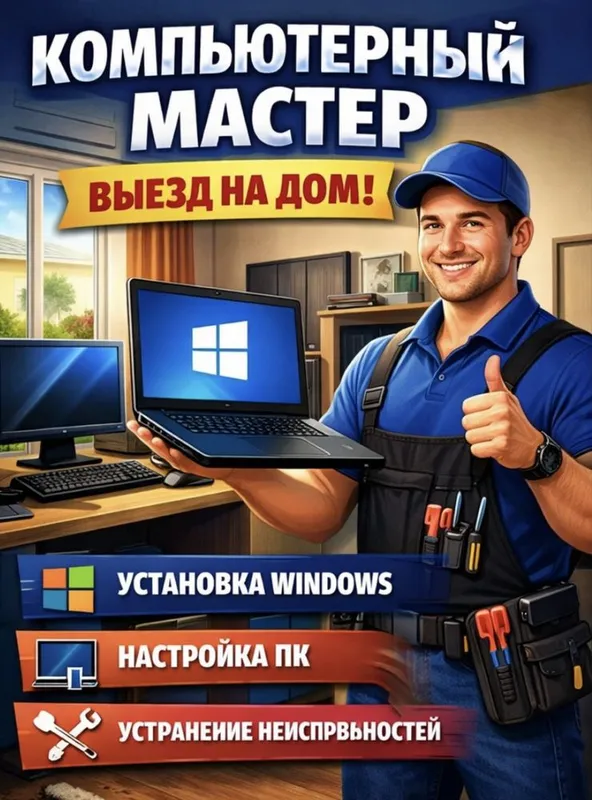 Установка виндовс . Выезд на дом 1 Установка виндовс . Выезд на дом 1