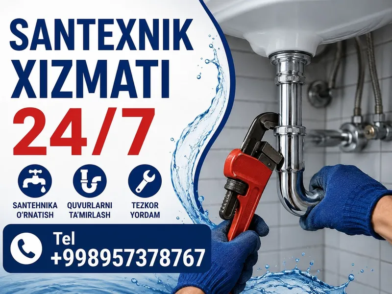Santexnik chilonzor 24/7 сантехник уста