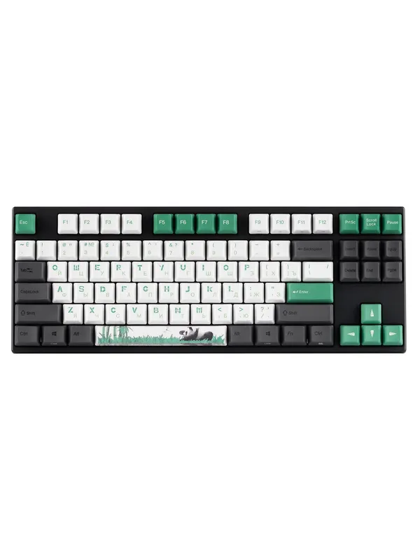 Клавиатура механическая Varmilo VEA87 Panda R2 87Key, Cherry MX Red, USB-A, EN/RU, White LED — фото 1