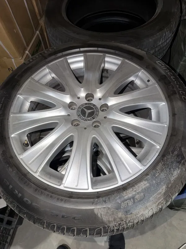 Mers w222 original diska va pirelli runflat balonlari sotiladi — фото 4