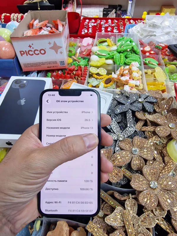 IPhone 13. 128GB. Emkost 100% yangi telefon — фото 4