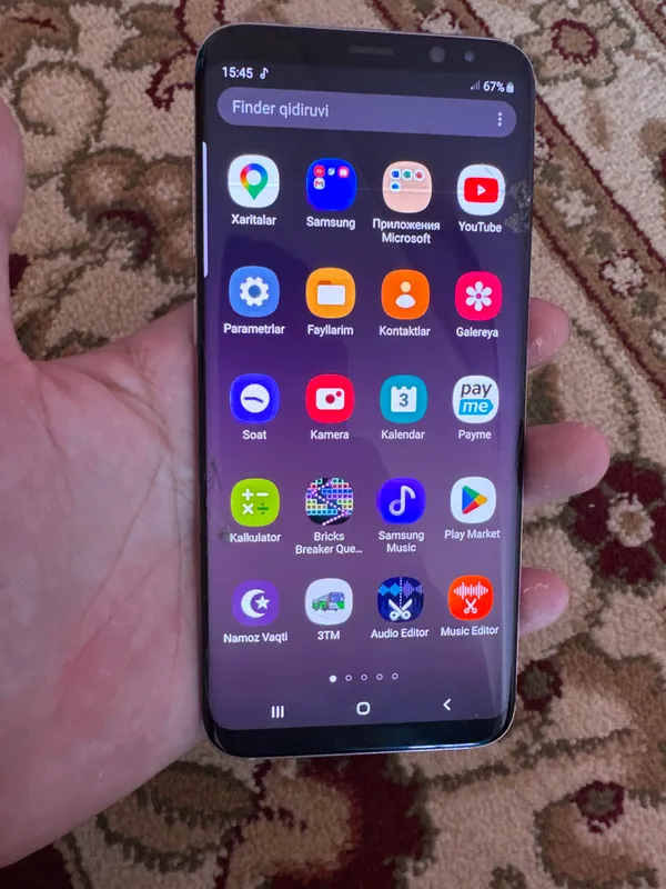 Samsung S8+ xolati urtacha