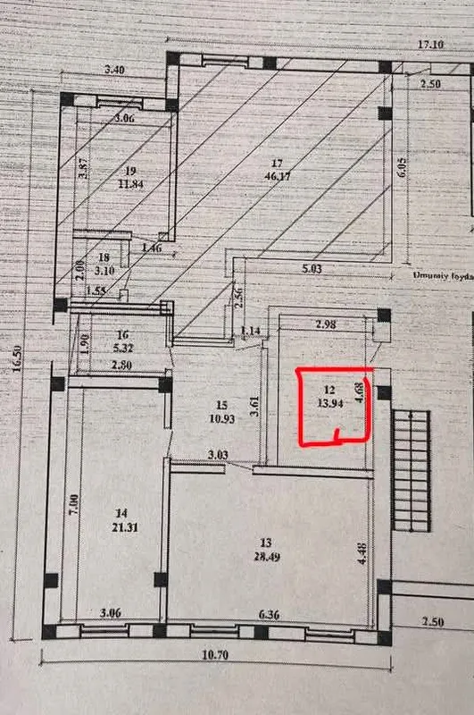 Продам помещение 103м² Чиланзар 23 3