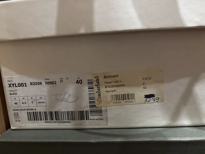 Туфли Armani (оригинал) р.40 4 Туфли Armani (оригинал) р.40 4