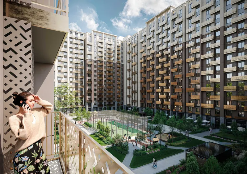3к квартира Фергана йули | 2 этаж 2 балкона м2 = 1 160у.е. [GS] — фото 1