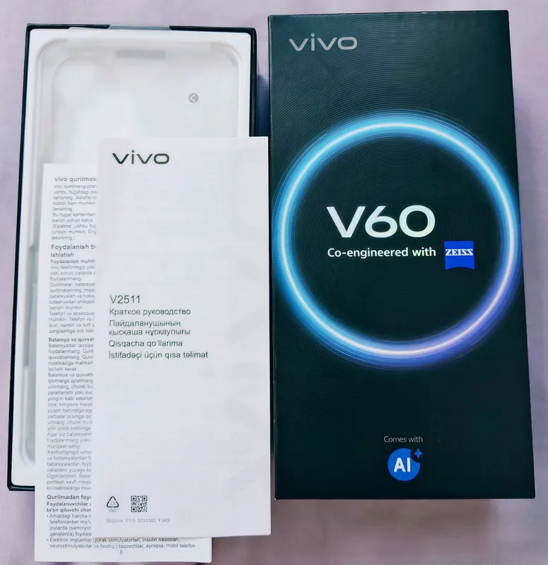Vivo v60 12+12 512GB 2