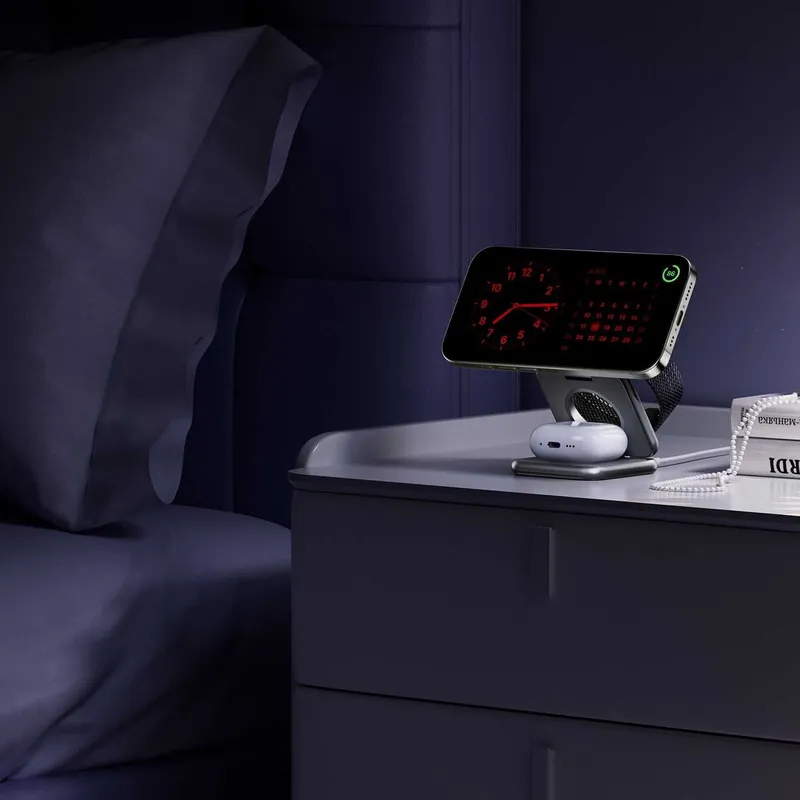 KUXIU X40 3-in-1 MagSafe Foldable Charging Stand sotiladi. 7 KUXIU X40 3-in-1 MagSafe Foldable Charging Stand sotiladi. 7