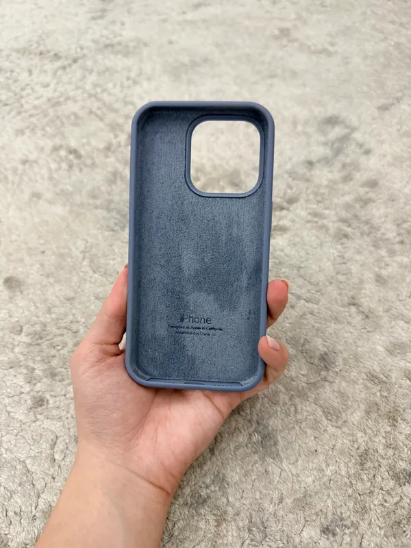 📱 Силиконовый чехол для iPhone 15 про (голубой)🩵 — фото 2