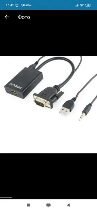 type- c > vga , hdmi адаптер переходник , macbook , samsung s и т.д — фото 2