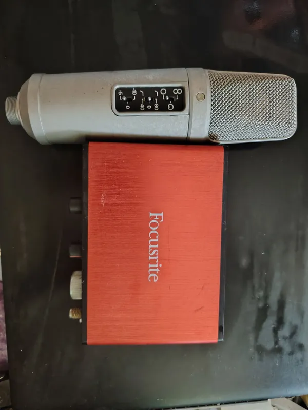 Rode nt-2 A and Focusrite solo nd 2 gen