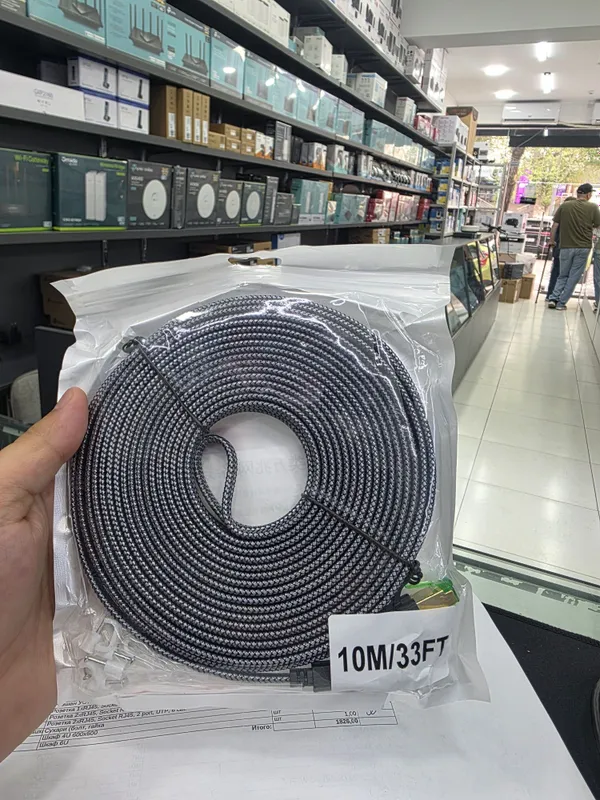 Патчкорд cat6 cat8 - 10метр высокого качества — фото 3