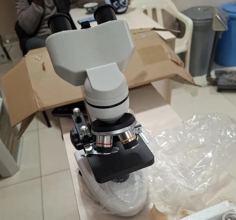 AmScope 40X-1000X LED biologik trinokulyar birikma mikroskopi yangii! — фото 3