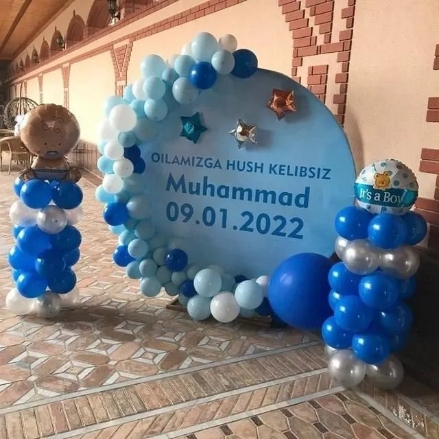 Sharlar bilan bezatish | Fotozona, arka va dekoratsiya xizmati 5
