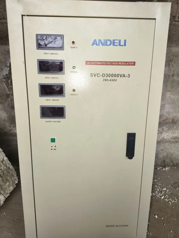 Акция!!! Срочно продаётся стабилизатор ANDELI 30 кВт, 380 V