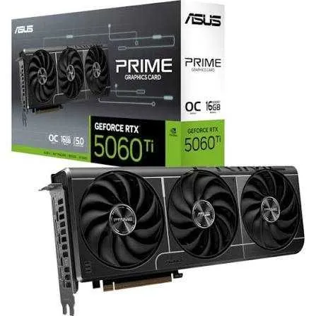 Видеокарта ASUS GeForce RTX 5060 Ti -16GB PRIME OC Видеокарта ASUS GeForce RTX 5060 Ti -16GB PRIME OC