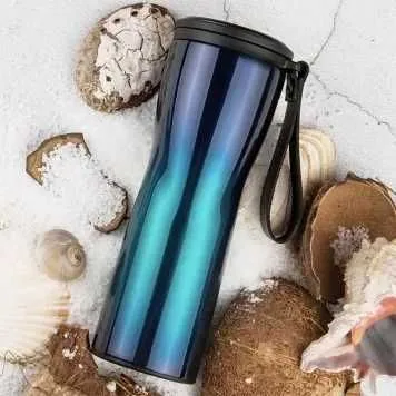 Умный термос Xiaomi KissKissFish Moka Smart Cup OLED 430 мл (Синий) 4 Умный термос Xiaomi KissKissFish Moka Smart Cup OLED 430 мл (Синий) 4