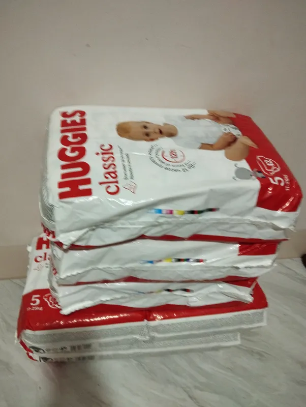 Huggies classic pamperslari 5 razmer 50 talik