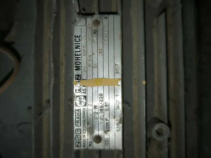 Original 3 fazali elektr motor 0.37 kW (370W) 220/380V – ZSE Praha 2