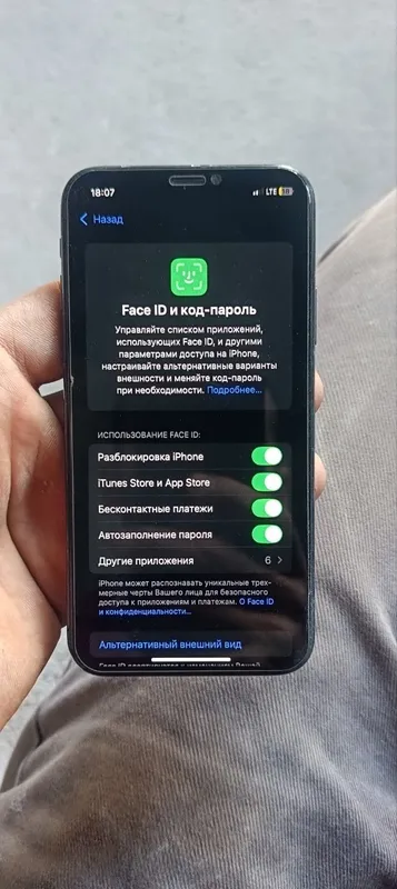 Iphone xs 64 тали, face bor, ture tone bor 7