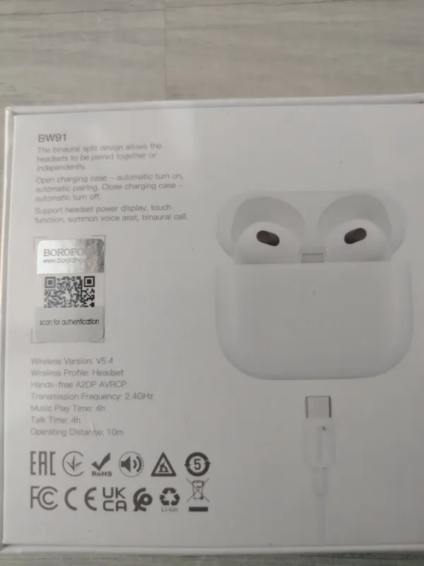 Borofone AirPods BW91 3 Borofone AirPods BW91 3