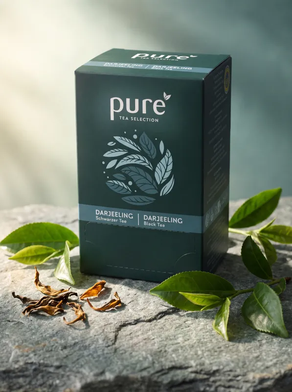 Pure Tea Selection Darjeeling qora choy — 25 dona 2
