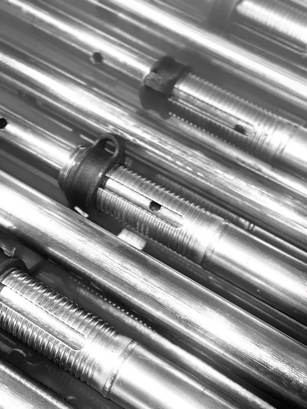 Оцинкованная телескопическая стойка 3.7м — фото 2