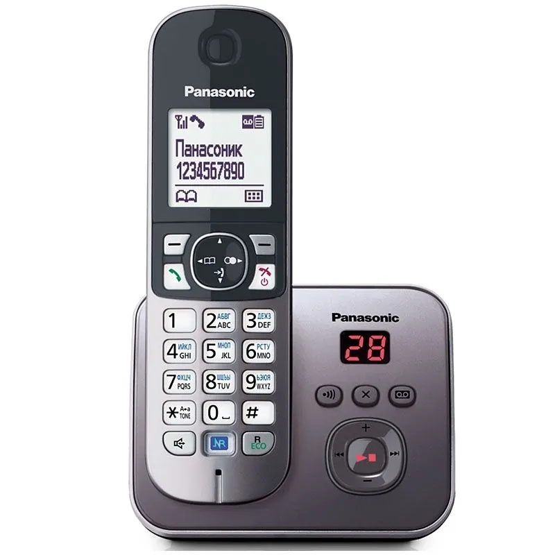 Радиотелефон Panasonic KX-TG6821 русское меню официальная гарантия Радиотелефон Panasonic KX-TG6821 русское меню официальная гарантия