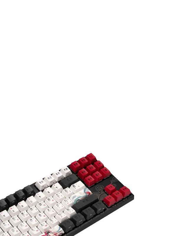 Клавиатура механическая Varmilo VEM87 Beijing Opera 87Key, EC V2 Sakura, USB-A, EN/RU, White Led — фото 2