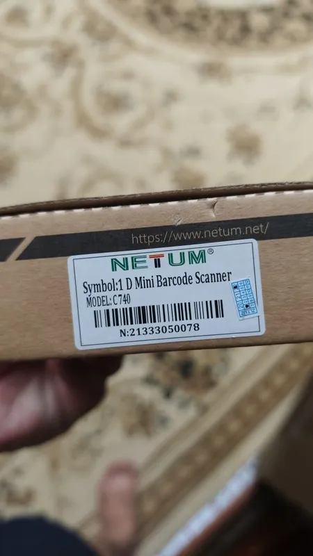 Netum barcode scanner c740. Yangi 2