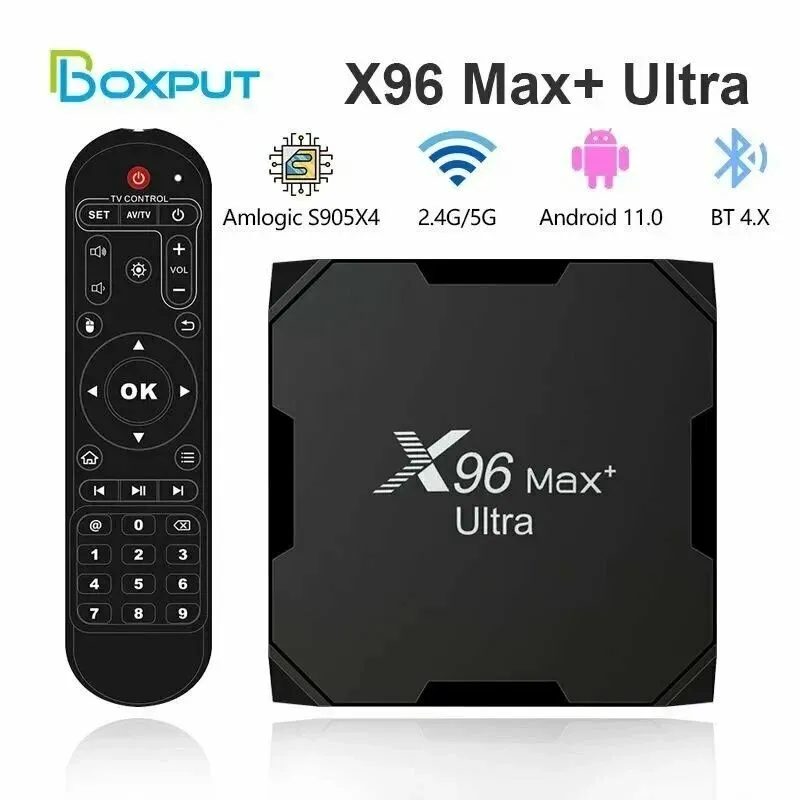 X96 Max+ Ultra 4GB/32GB Android 11 Sifatli va tezkor Android TV Oddi 2