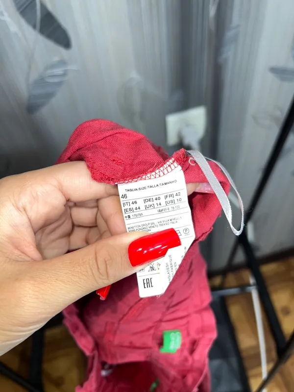 Льняной костюм Benetton 10