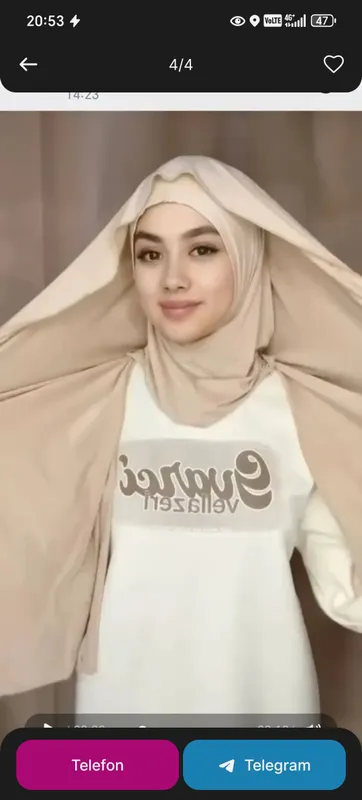 Tayyor kiyiladigan boniy +uzun sharfli ro‘mol 5 Tayyor kiyiladigan boniy +uzun sharfli ro‘mol 5