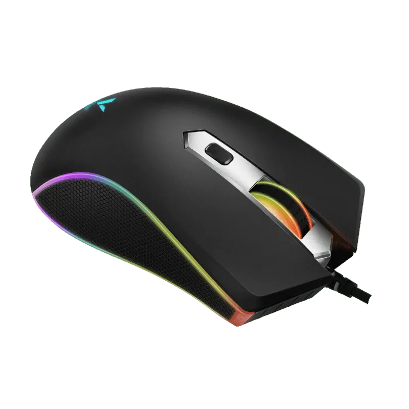 Rapoo V28S Проводная оптическая игровая мышь с RGB — фото 1