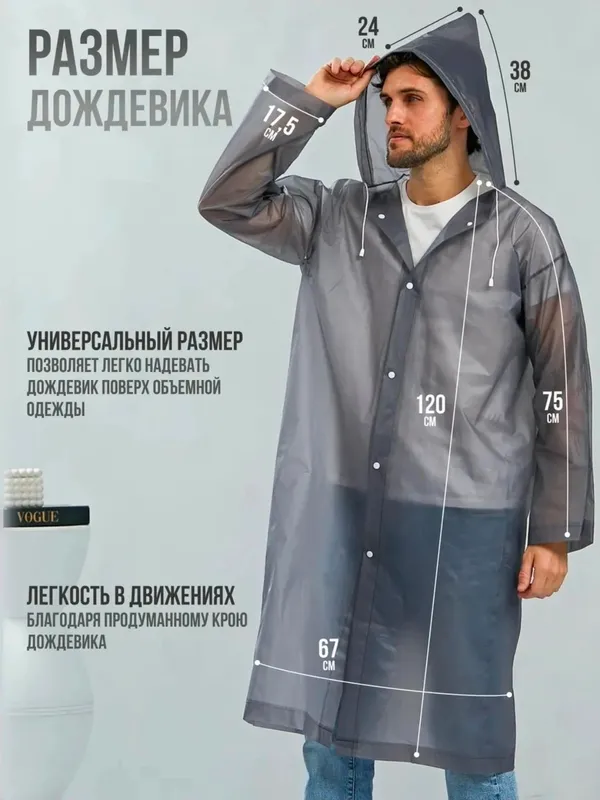 Дождевик. Специальный плащ от дождя 6