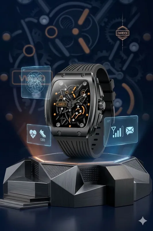 Умные часы в стиле Richard Mille , Green lion. 3