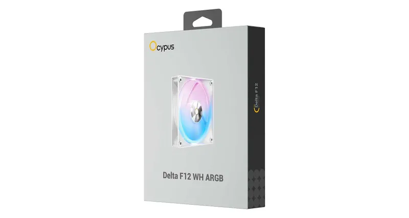 \ Вентилятор для корпуса Ocypus Delta F12 WH ARGB 2