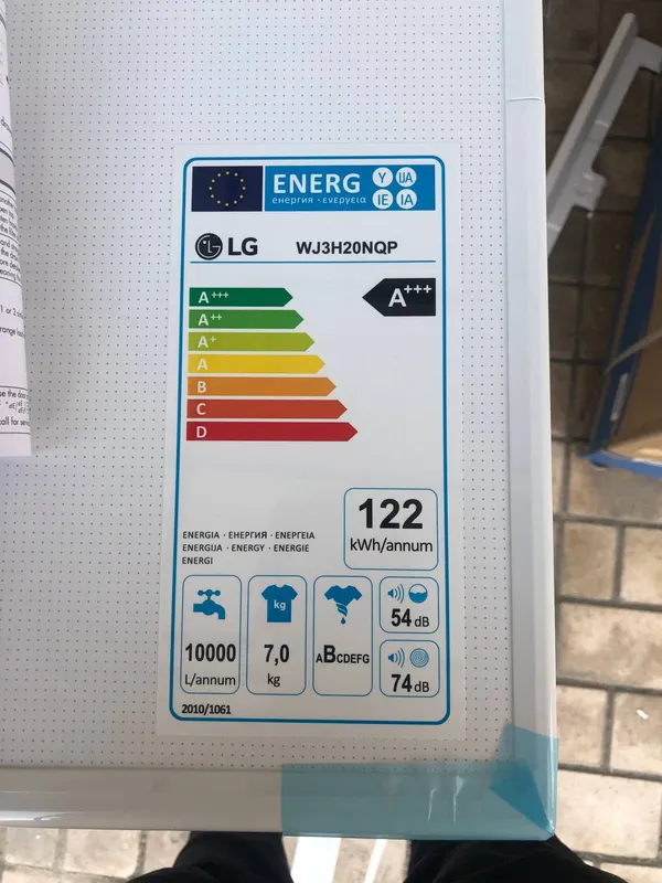 LG 7KG WJ3H20NQP 2