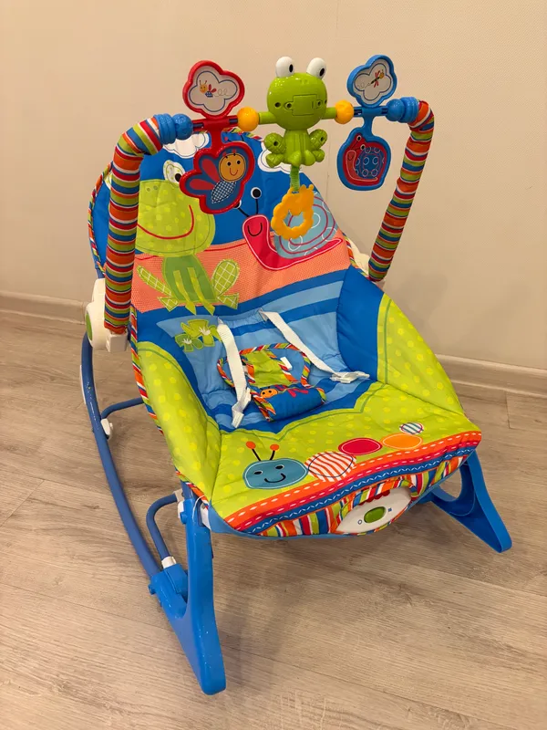 Шезлонг детский Fisher Price до 18 кг — фото 3