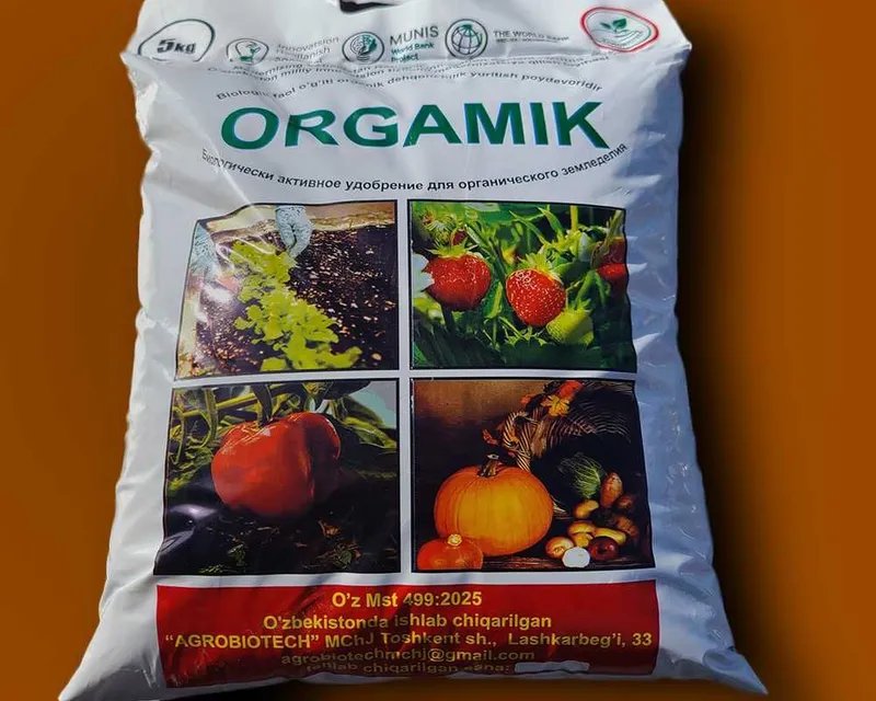 ORGAMIK - Yangi avlod biologik faol organik o‘g‘it — фото 3