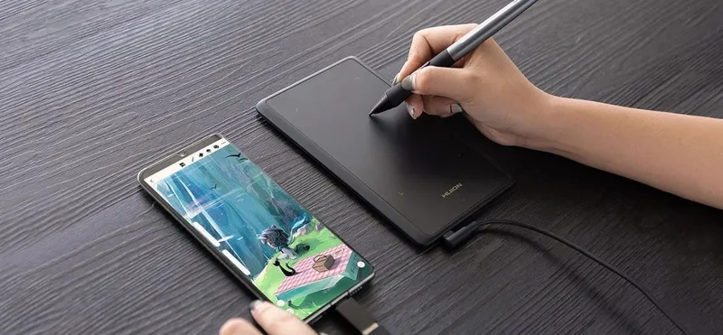 Huion h420x СКИДКА Графический Планшет/размер планшета на 2 фотографии — фото 1