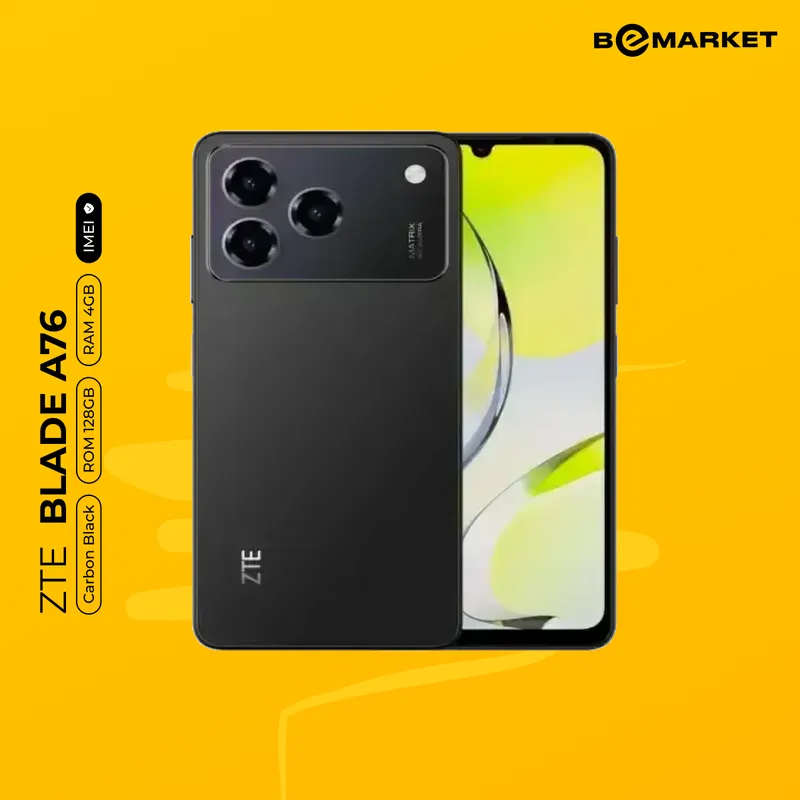 ZTE Blade A76, Carbon Black, 4/128 GB