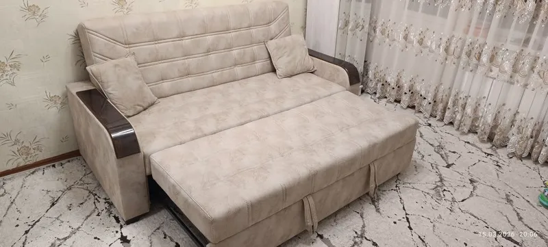 Диван кровать новый почти. Конкретным клиентам уступка есть. Келишамиз — фото 1