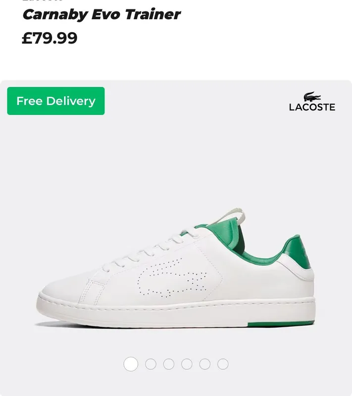 Кеды Lacoste Carnaby Evo Trainer 1 Кеды Lacoste Carnaby Evo Trainer 1
