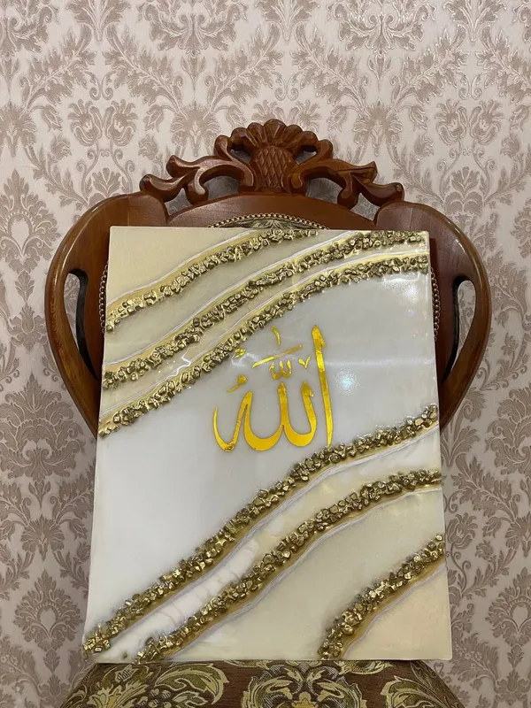 art.kallegrafiya smoladan yasalgan nafis decorlar — фото 6