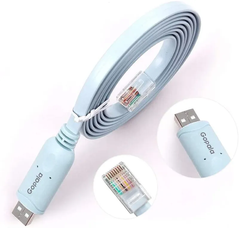 Usb rg 45/rs 232 console /консольный кабель,для Cisco, tp link и т. — фото 1