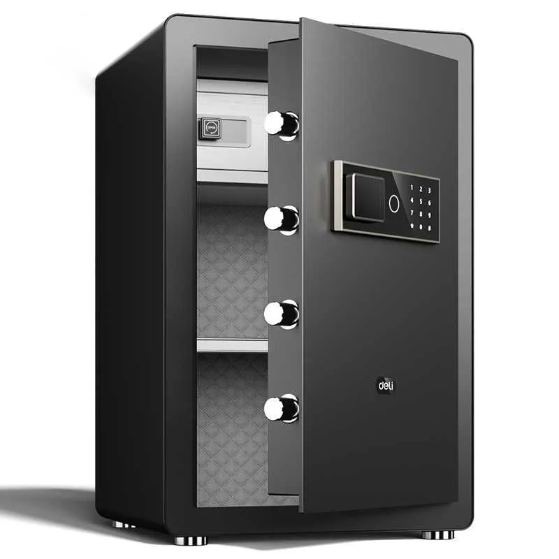 Сейф DELI ET572 электронный замок + ключ, 380х360х600мм 25,3 кг черный 1 Сейф DELI ET572 электронный замок + ключ, 380х360х600мм 25,3 кг черный 1