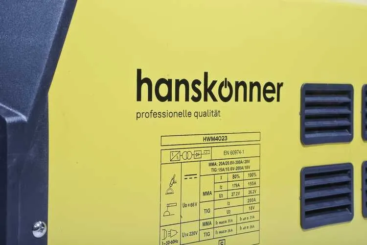 Сварочный аппарат Hanskonner Электрод 5 мм ММА и до 3,2 мм TIG. — фото 4