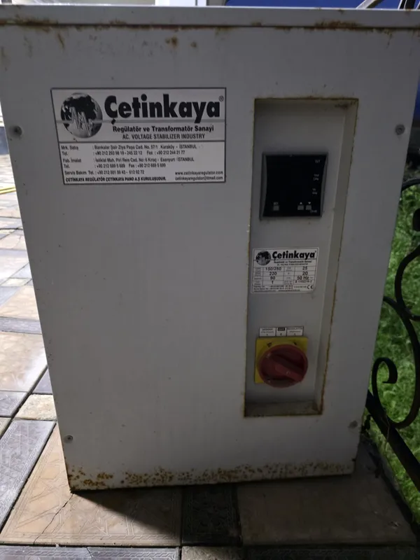 Стабилизатор напряжения Cetinkaya 25 кВА (Турция) — фото 1