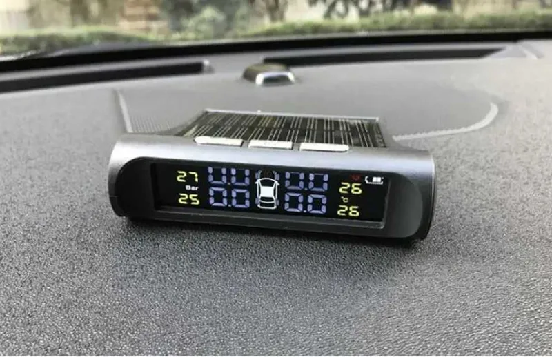 Система контроля давления в автомобильных шинах Solar Power USB TPMS — фото 3